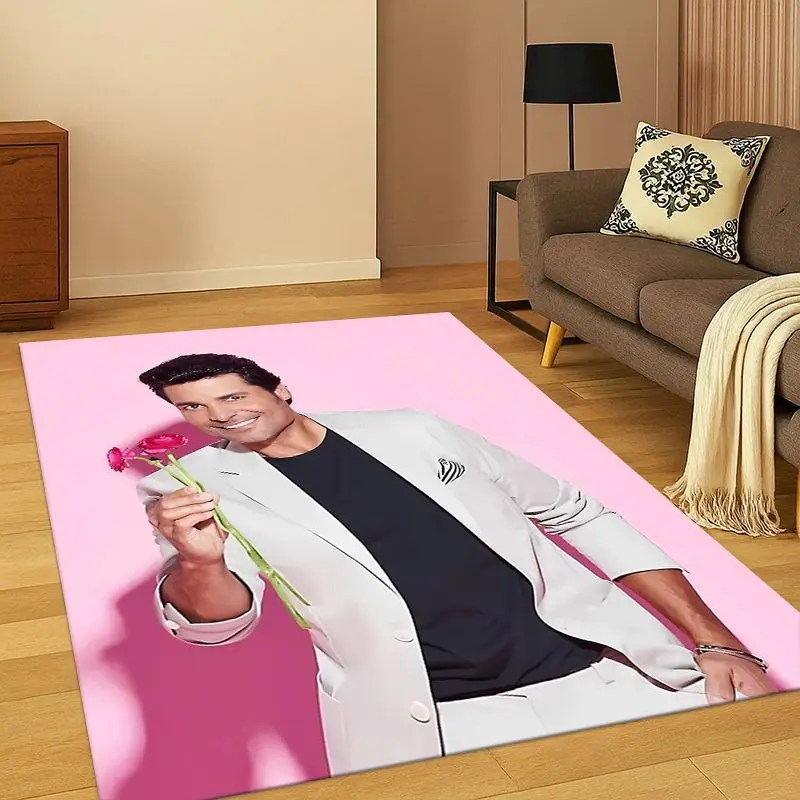 Latin Pop Chayanne Puerto Rican Living Room Non-Slip Area Rug Soft Carpet for Bedroom  Playroom Sofa,Home Decor Doormat Gift