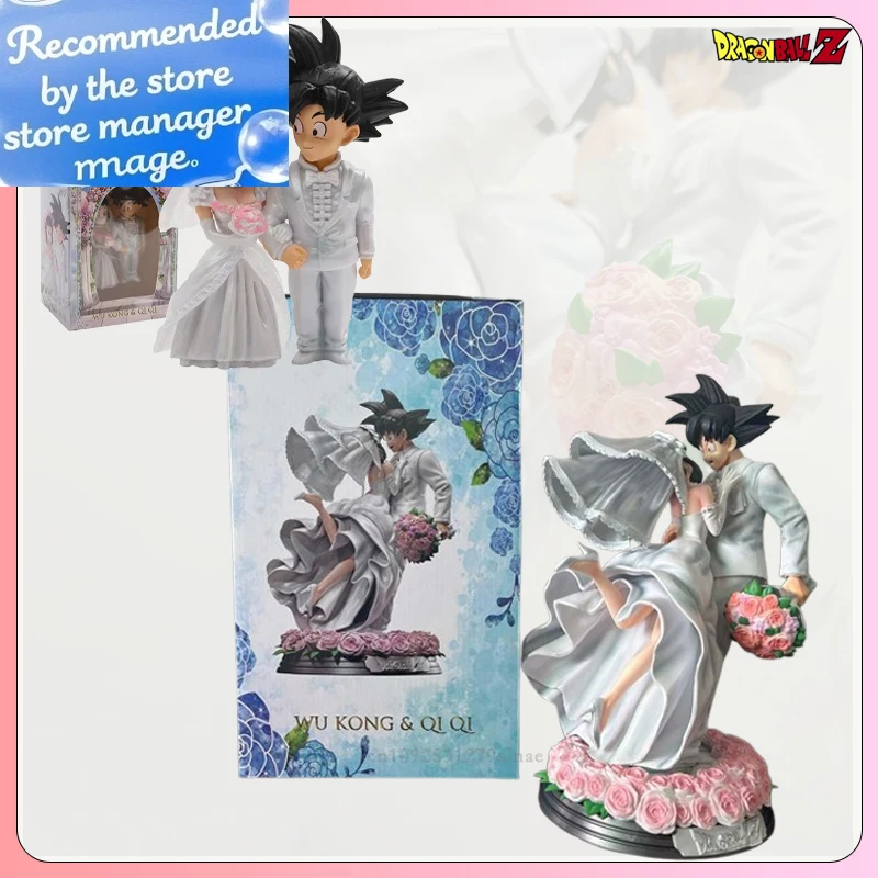 

Dragon Ball Z Son Goku Anime Figure Goku Chichi Wedding Marry 9-31CM PVC Figurine Model Toy Statue Collection Decor Couple Gifts