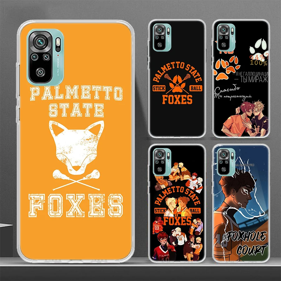 Andreil All For The Game Palmetto State Foxes Phone Case for Xiaomi Redmi 12 12C 9 9A 9C 9T 10 10A 10C 8 8A 7 7A 6 6A 6 Pro S2 K