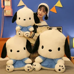 Large Size Cartoon Sanrio Pochacco Anime Stuffed Animal Doll Pillow Kawaii Soft Plush Toy Sofa Cushion Plushie Kids Gift