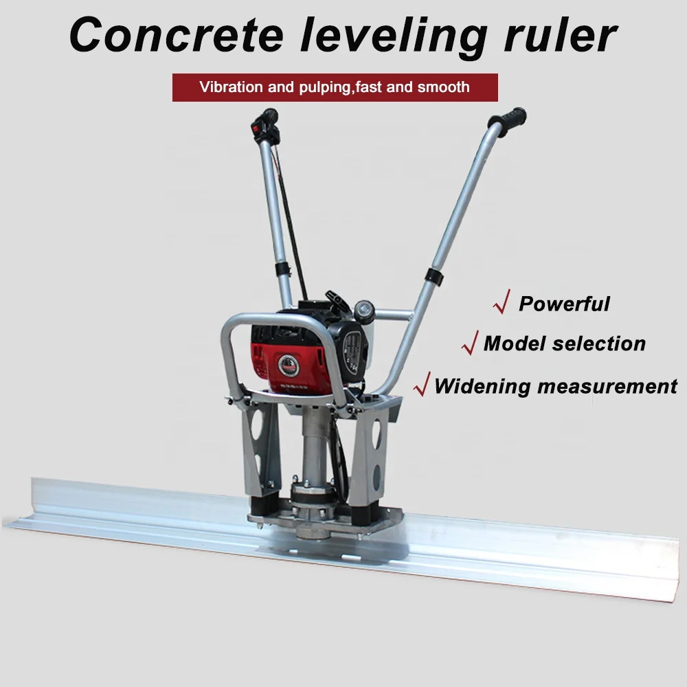 Concrete vibration leveling ruler screed floor leveling machine