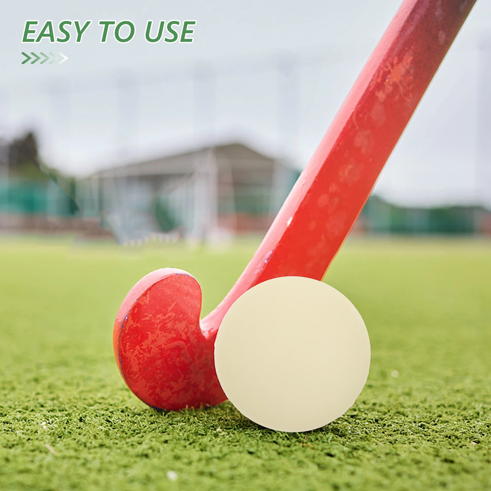 

2 Pcs Night Hockey Balls Durable Luminous Design Visible Trajectory Training White Sports