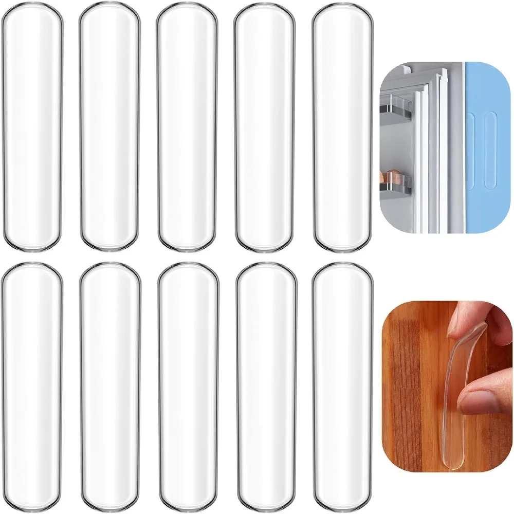 4pcs/8pcs/10pcs Wall Door Stoppers,Furniture Bumper,Silencing Pad,Anti Collision Pad,Using for Refrigerator Door Toilet Covers