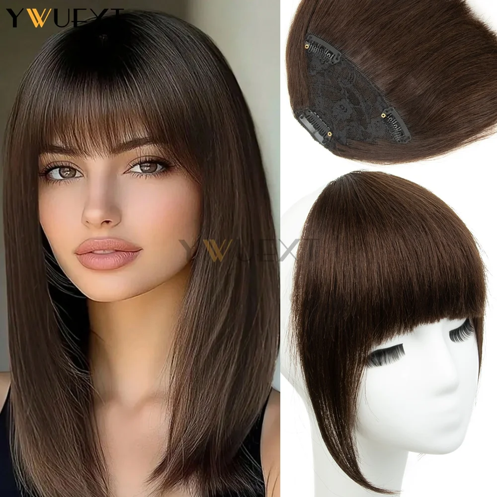 3 مقاطع في الانفجارات الشعر البشري الحقيقي مستقيم قطعة شعر آلة تمديدات شعر ريمي 20 جرام/القطع للنساء سهلة الارتداء والإزالة #1