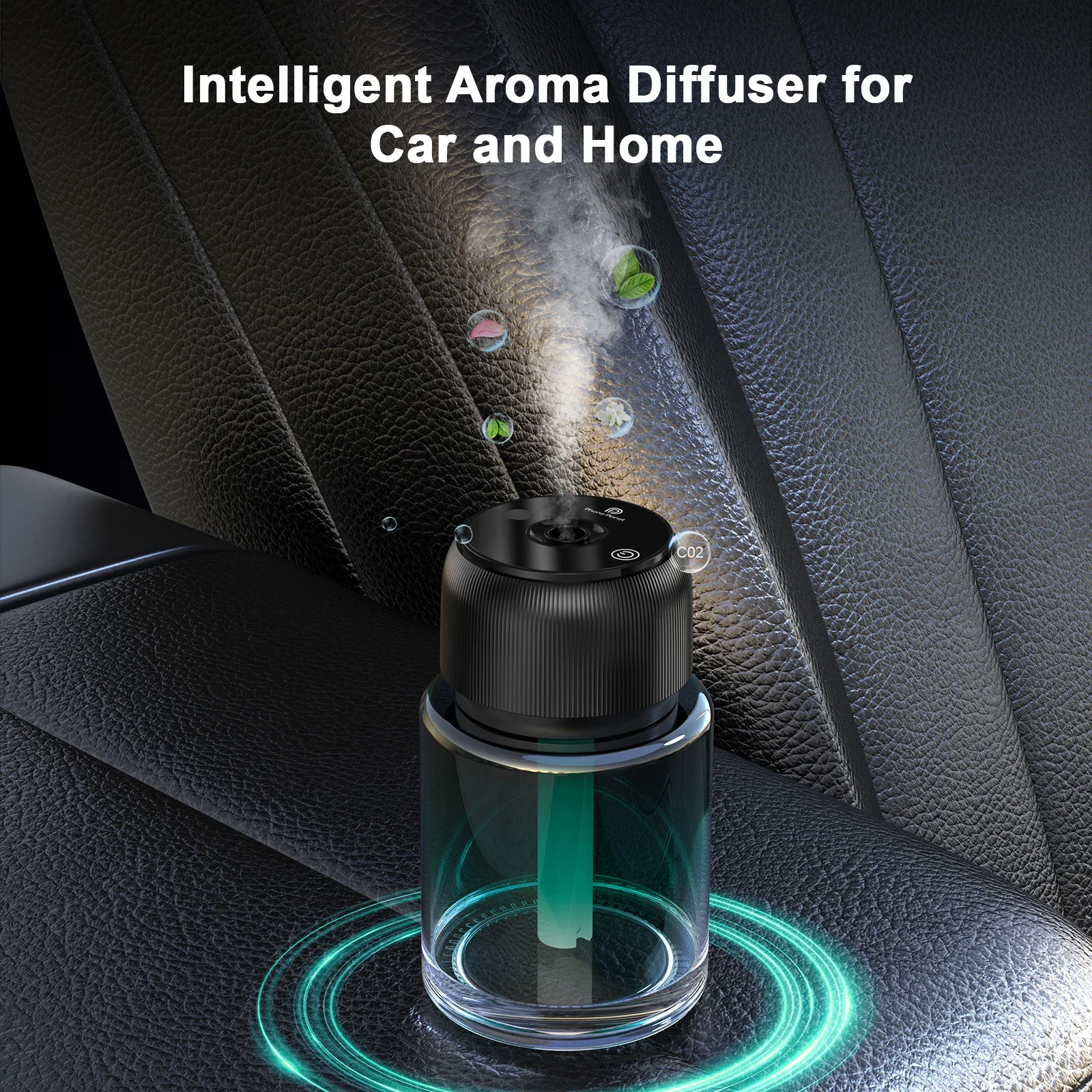 

Car Aromatherapy Diffuser, Smart Starry Sky Ambient Light Car Humidifier Aromatherapy Diffusers Car Air Freshener For Car Home