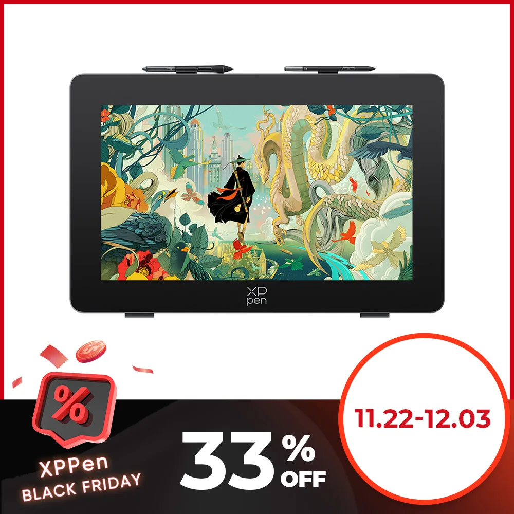 XPPen 165Hz Artist Pro 24 (Gen 2) Ultraspeed Drawing Display 2.5K 23.8 Inch Graphics Tablet Monitor 16K Level X3 Pro 99% sRGB