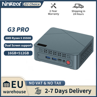 Ninkear G3 Pro Mini PC AMD Ryzen5 3550H Windows11 Mini Computers 16GB DDR4 RAM 512GB SSD Vega 8 Graphics Triple 4K 60Hz Displays
