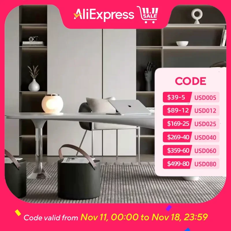 

Luxury White Office Desk Study Height Household Coffee Computer Office Desk Study Executive Escritorio Oficina Furniture