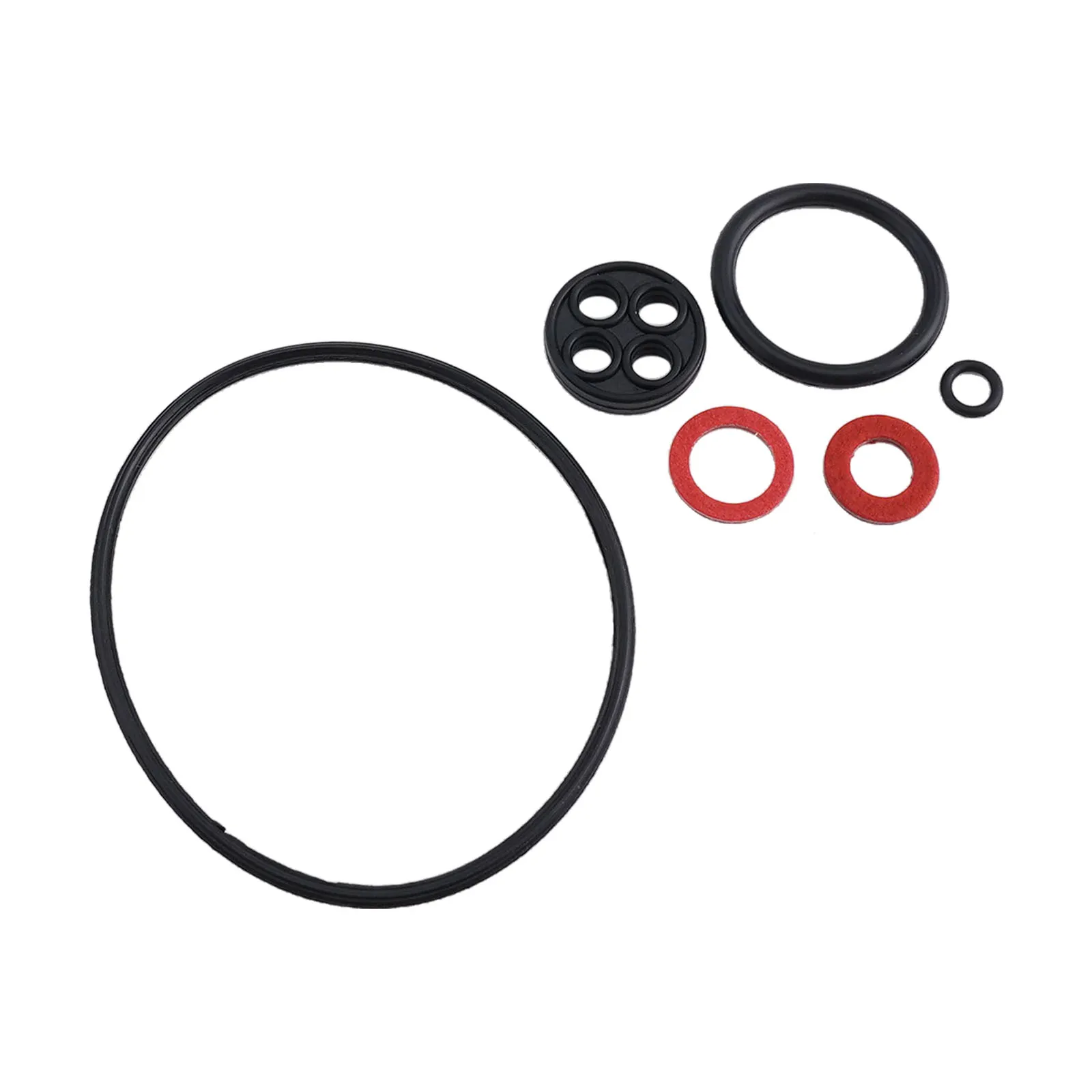 For Engine Repair Black Carburetor Seal Kit Carburetor Gasket Set Hassle-free Installation Improve Fuel Efficiency
