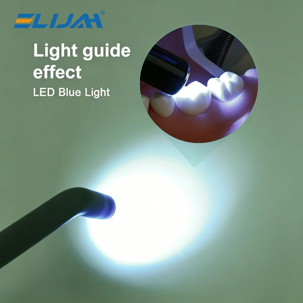 Dental LED Curing Light Guide Tips for Dental Photosensitive Lamp Optical Fiber Rod Tips Universal Use Cure Light Accessory