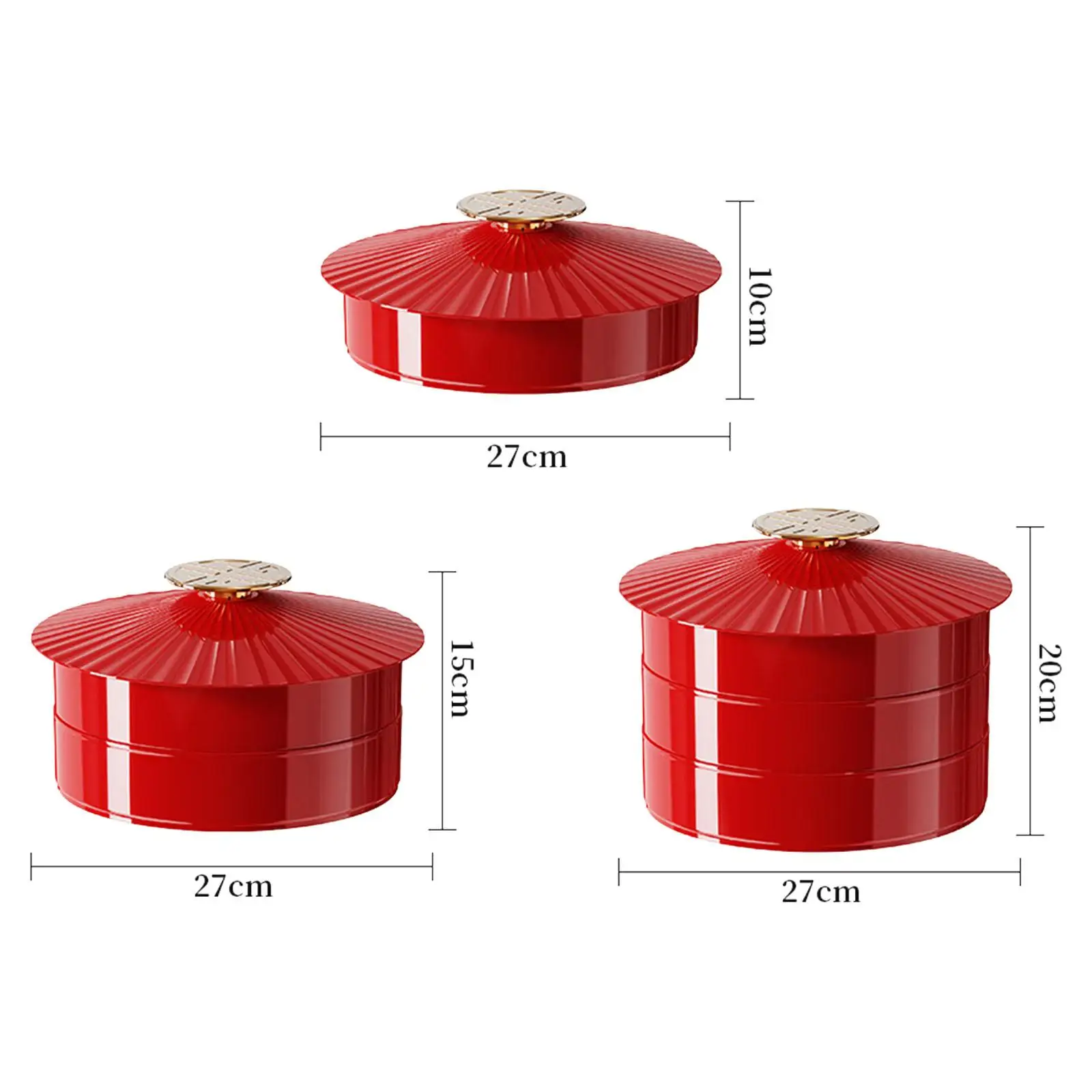 Divided Serving Tray,with Lid,Food Plates,Serving Bowl Candy Nut Serving Tray for Chinese New Year Popcorn Nuts Veggies Desserts