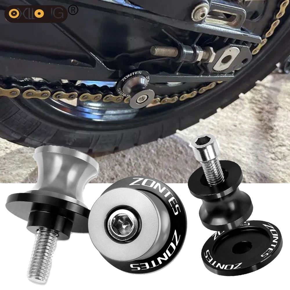 

Для Zontes 310T 310X 310V 310R 350T 350R 350V 350X G1 125 150 8 мм Аксессуары для мотоциклов Катушки маятника Задняя подставка Винт Слайдер