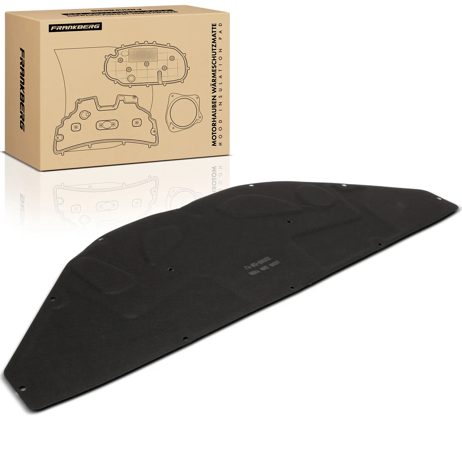 Frankberg 1x Dämmmatte Motorhaubendämmung Motorhaube für Mercedes-Benz R-Klasse V251 W251 2516820026