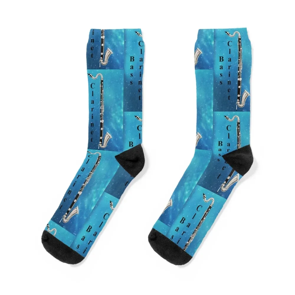 NOT A Black Saxophone: Bass Clarinet Socks football winter gifts luxury Novelties Socks Women Men's