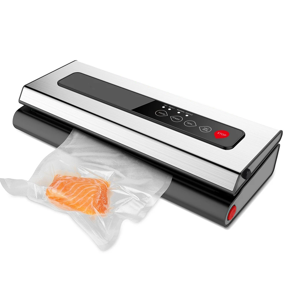 Multifunctional Stainless Steel Automatic Airtight Vacuum Food Sealer  Outdoor Use with Electric Power Source for Cars