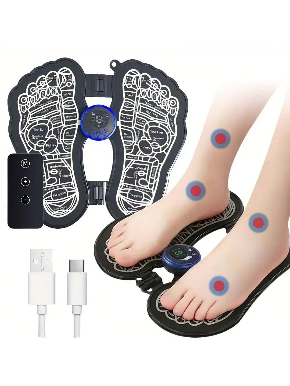 Estimulador muscular EMS inalámbrico recargable por USB ABS entrenador de músculos abdominales tóner BodyHip Trainer Unisex