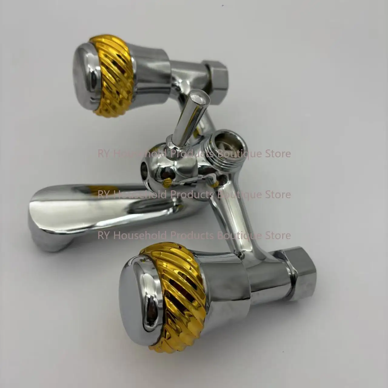 Middle East and Africa Wall Seven-way Double-opening Hot and Cold Shower Shower Concealed Faucet