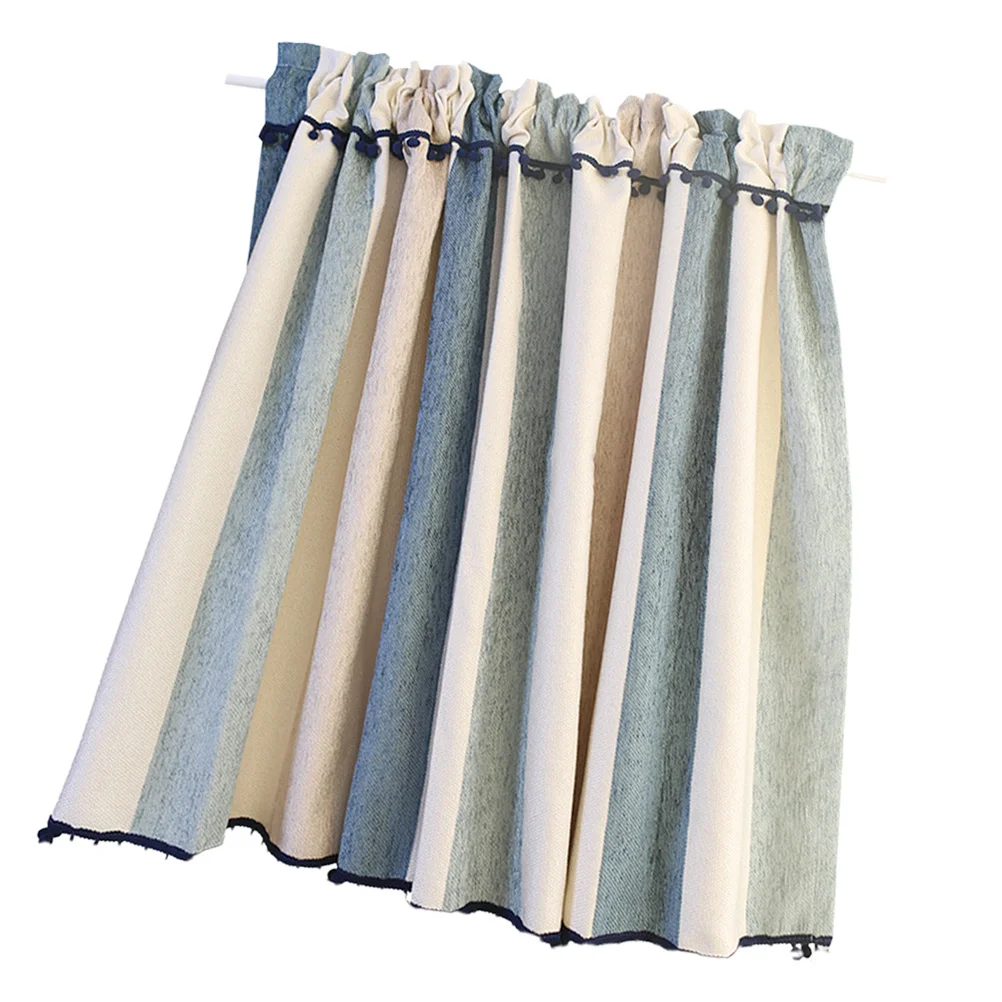 1 قطعة أنيق الشمال مستوحاة نصف الستار 130x60 سنتيمتر ستارة قصيرة لباب نافذة المطبخ غرفة نوم ديكور المنزل ستائر قصيرة