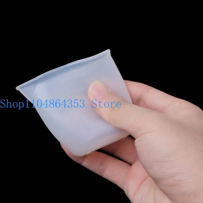 652F راتنجات خلط أكواب السيليكون قياس الكؤوس أداة 100 مل غير عصا خلط الكؤوس لمطبخ طبخ فنون الصب القالب