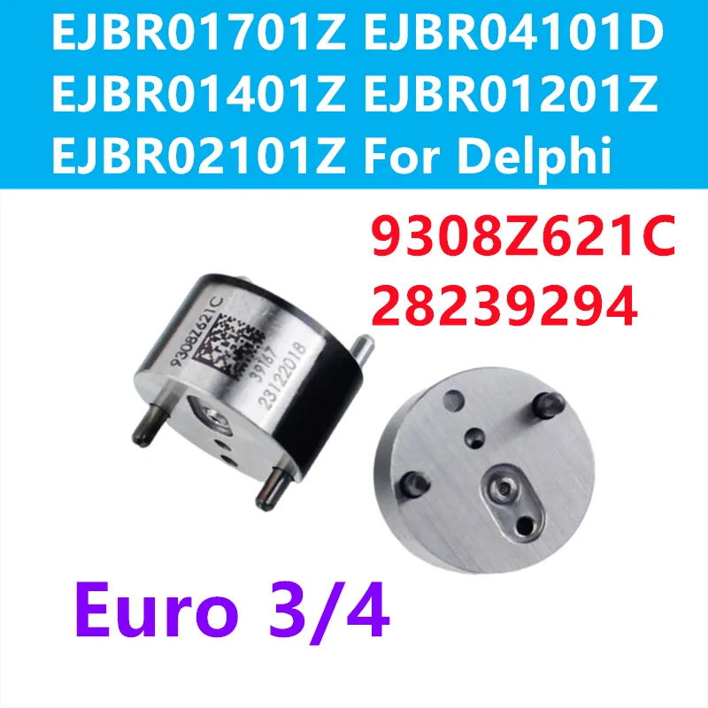 Brand-New Euro 3 Diesel Fuel Injector Common Rail Nozzle Control Valves 9308-621C 9308Z621C 28239294 28440421 For Delphi