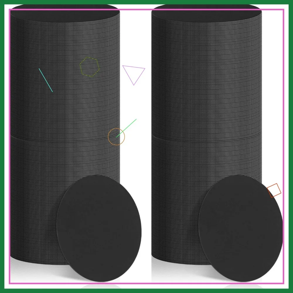 

400 Pcs 4 Inch Round Disposable Paper Coasters Bulk for Bar Drinks DIY Crafts Wedding