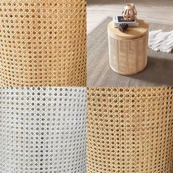 40-55cm de largura 0.3-5m de comprimento natural real rattan webbing indonésio rolo de vime decoração de parede cadeira material de reparo de móveis