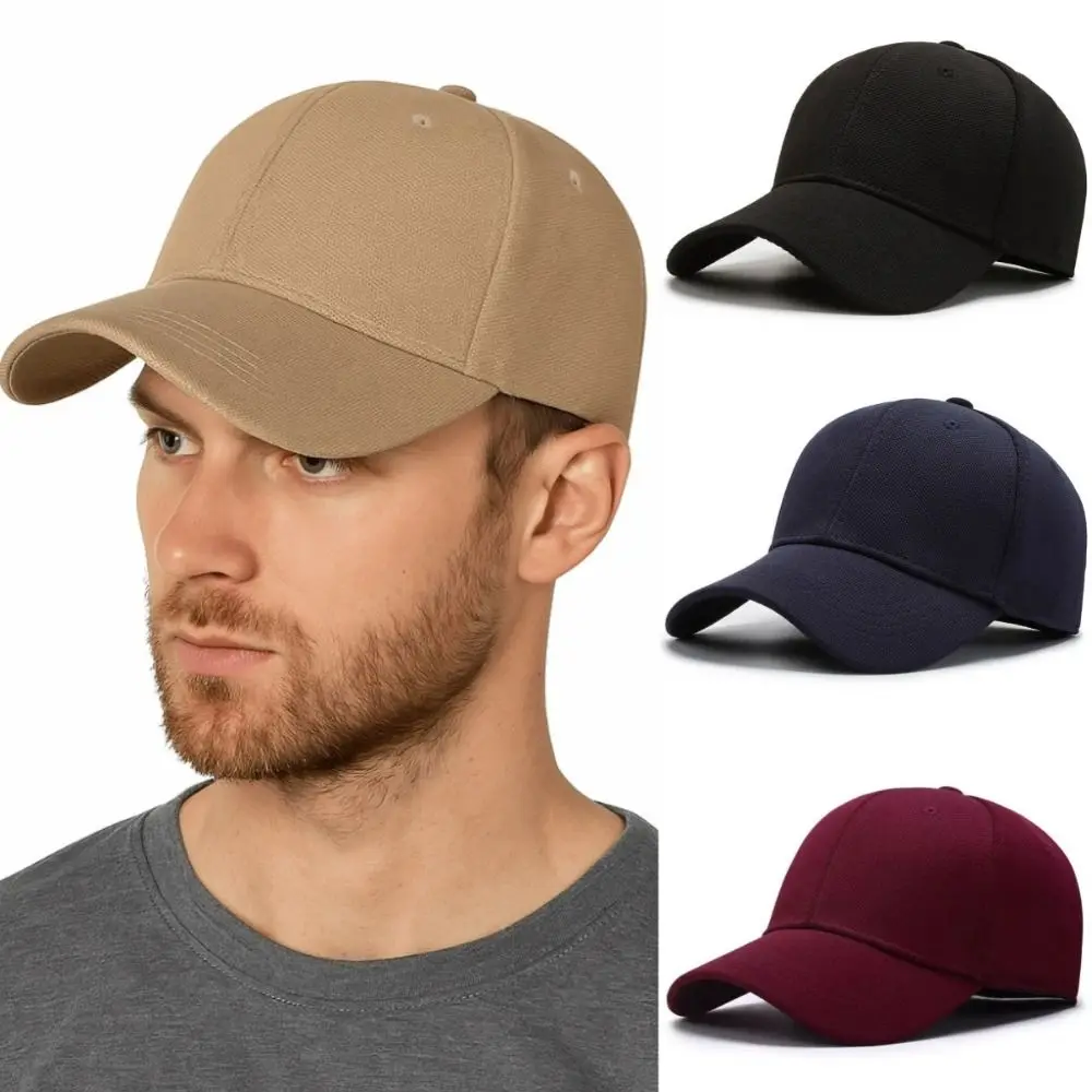 

Solid-Color Unisex Breathable Baseball Cap Versatile Casual Sun Protection Hat Dance Sunscreen Hip Hop Snapback Hat Sports