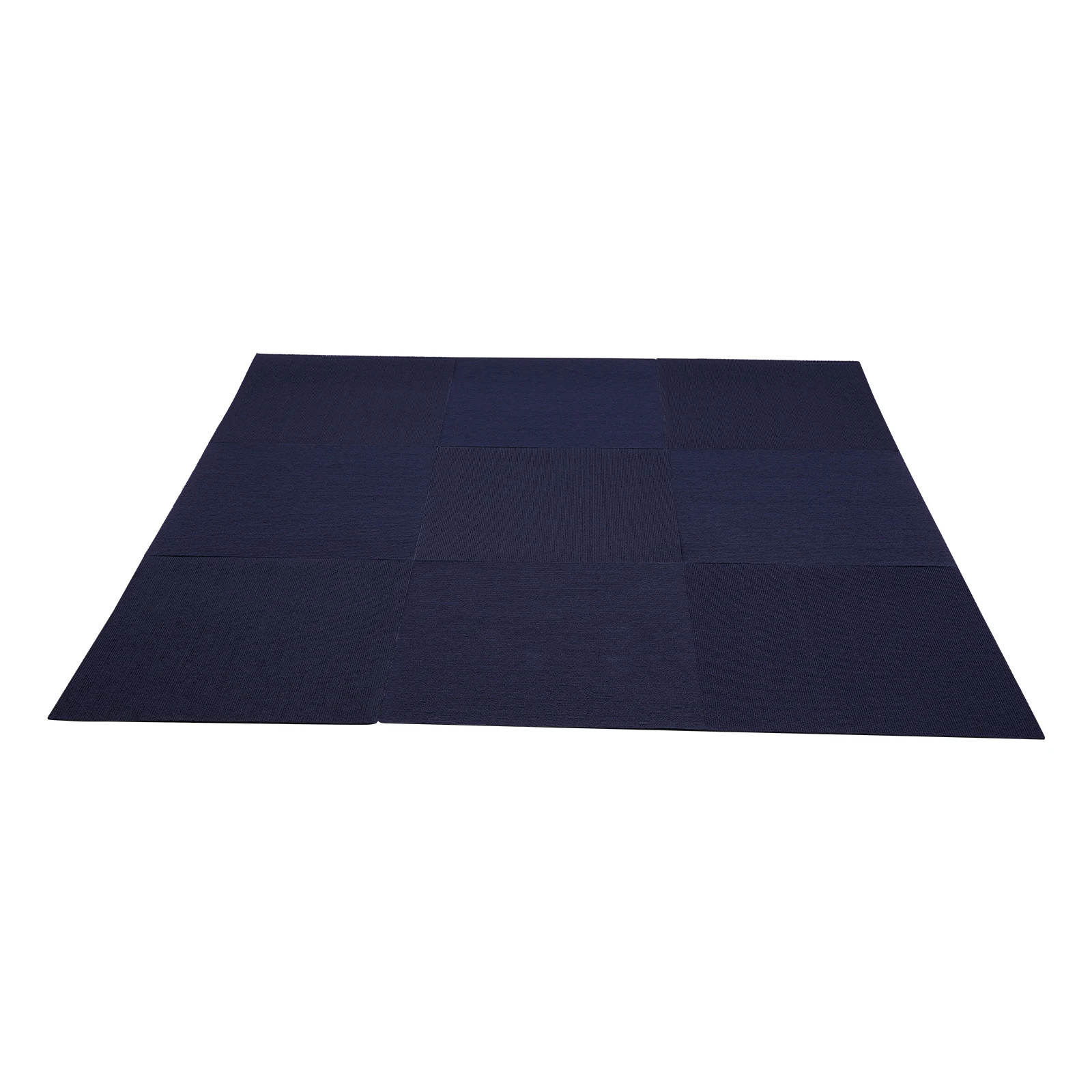 15PCS 24x24 Inch Self-Adhesive Splicing Carpet - Dark Blue