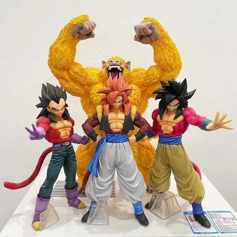 

Dragon Ball Z Golden Ape Gorilla Vegeta Goku Cartoon Anime Action Figures Statue Model Collect Ornament Toy Holiday Gift