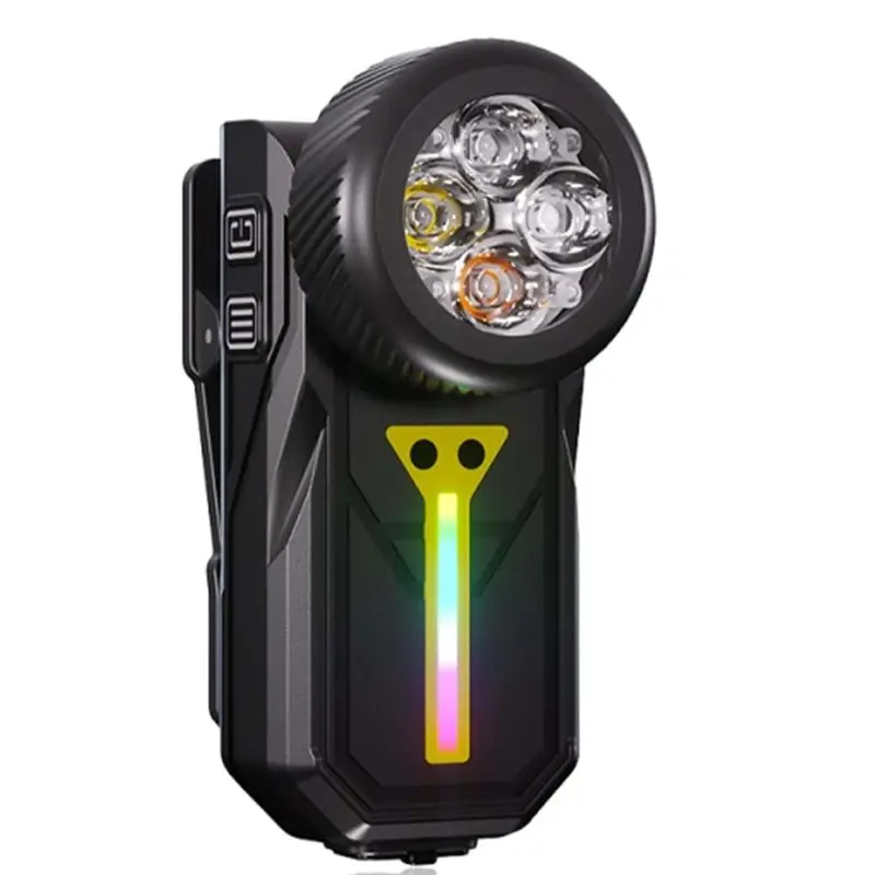 

AFOURT-Clip-On Flashlights Rechargeable Waterproof RGB Light Magnetic Spotlight/Floodlight For Cycling Repairing Combine