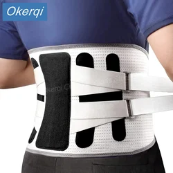 Lumbar Pad Waist Protector Waist Support Orthopedic Lumbar Back Belt Back Posture Corrector for Disc Hernia With 4 Support Stays