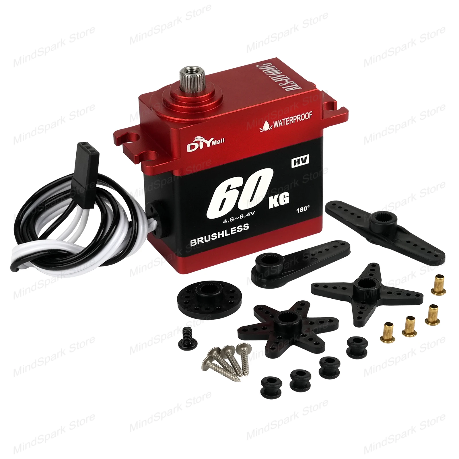 Servo Digital 60KG/70KG engranaje de Metal 8,4 V Motor sin escobillas alto par impermeable IP68 Servos para DIY RC coche Robot submarino barco