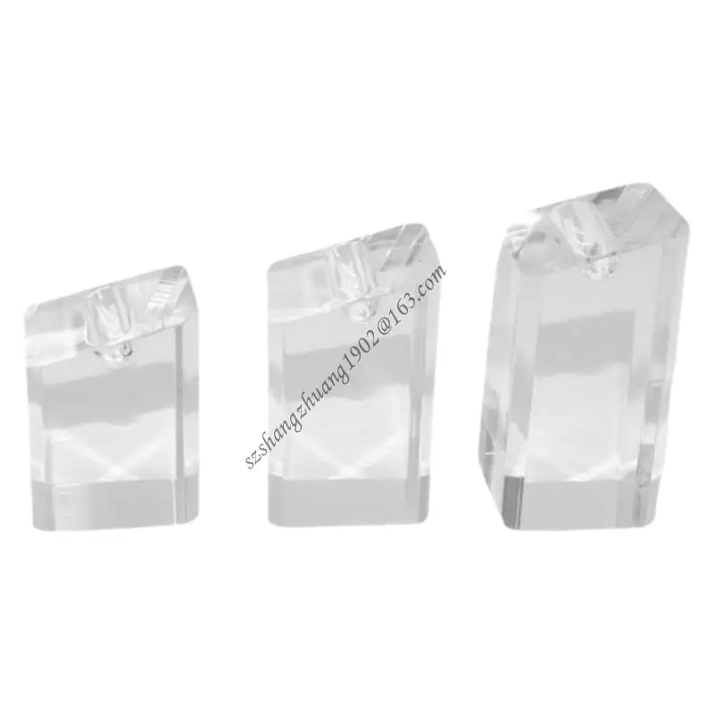 

Q6RB 3Piece Acrylic Ring Display Stand Compact Jewelry Organizers for Professional Jewelry Presentation and Home Use
