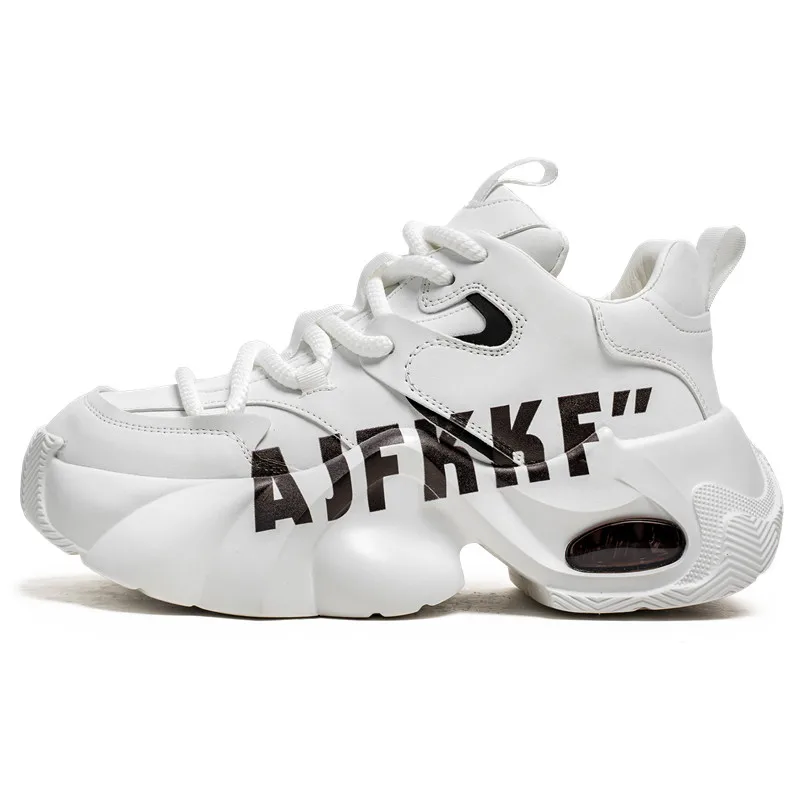

Thick soled trendy shoes, sports and casual shoes, dad shoes, men's motorcycle shoes
