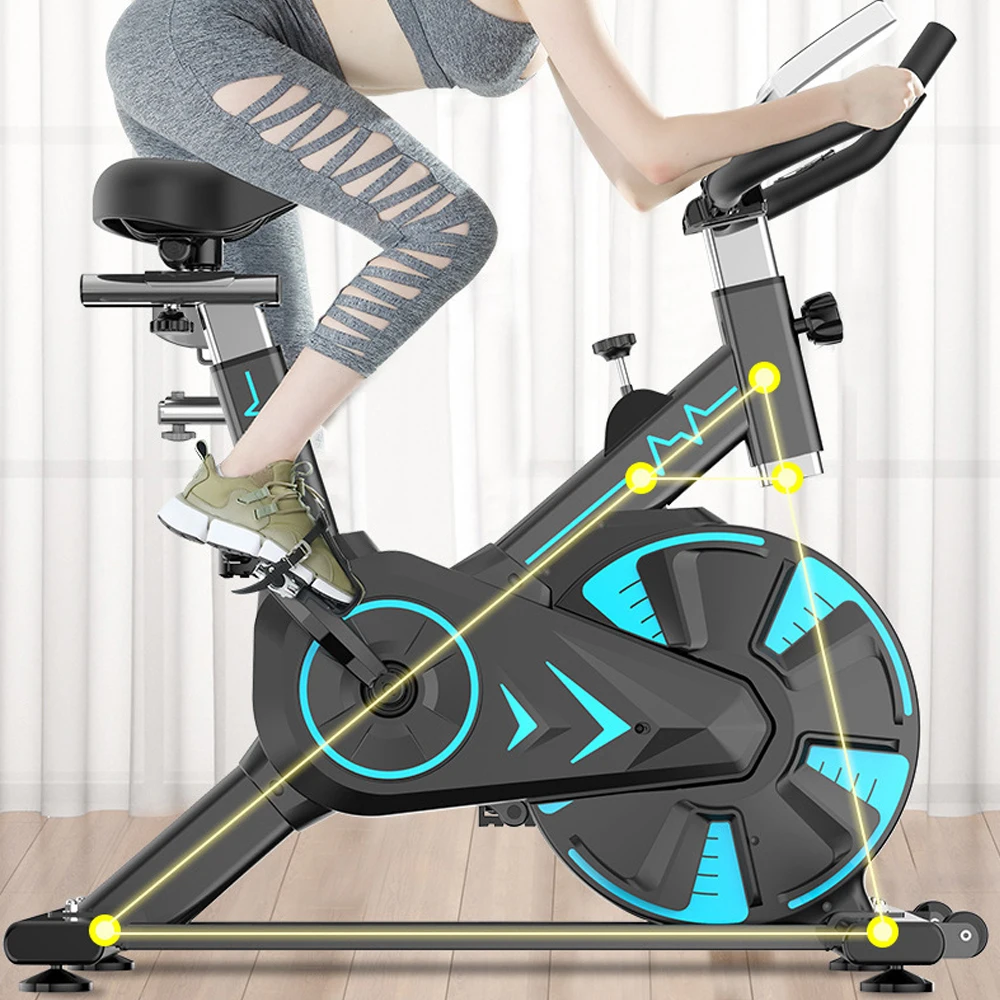 Unisex Indoor Home Gym Fitness Equipment Unisex Steel Exercise Bikes with Magneti Brake System for Sports Fitness