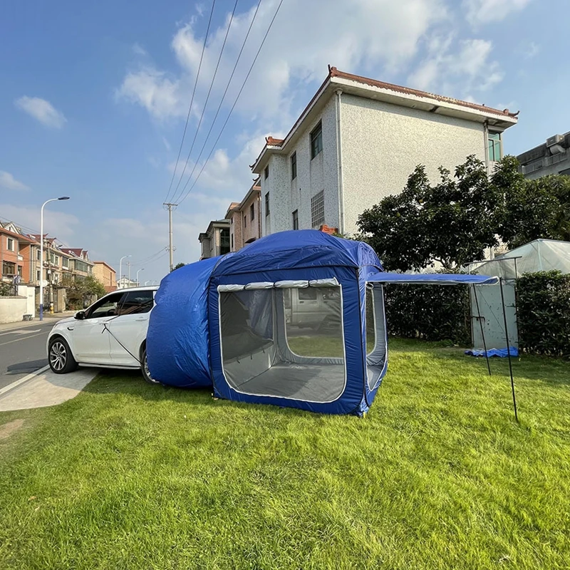 Rear Boot Tent Anti-mosquito and Rain-proof SUV Off-road Vehicle Outdoor Camping Car Side Awning Full-automatic Pergola
