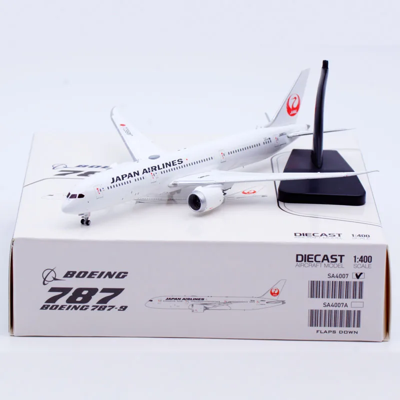 

SA4007 Alloy Collectible Plane Gift JC Wings 1:400 Japan Airlines JAL "Dreamliner" Boeing B787-9 Diecast Aircraft Model JA862J