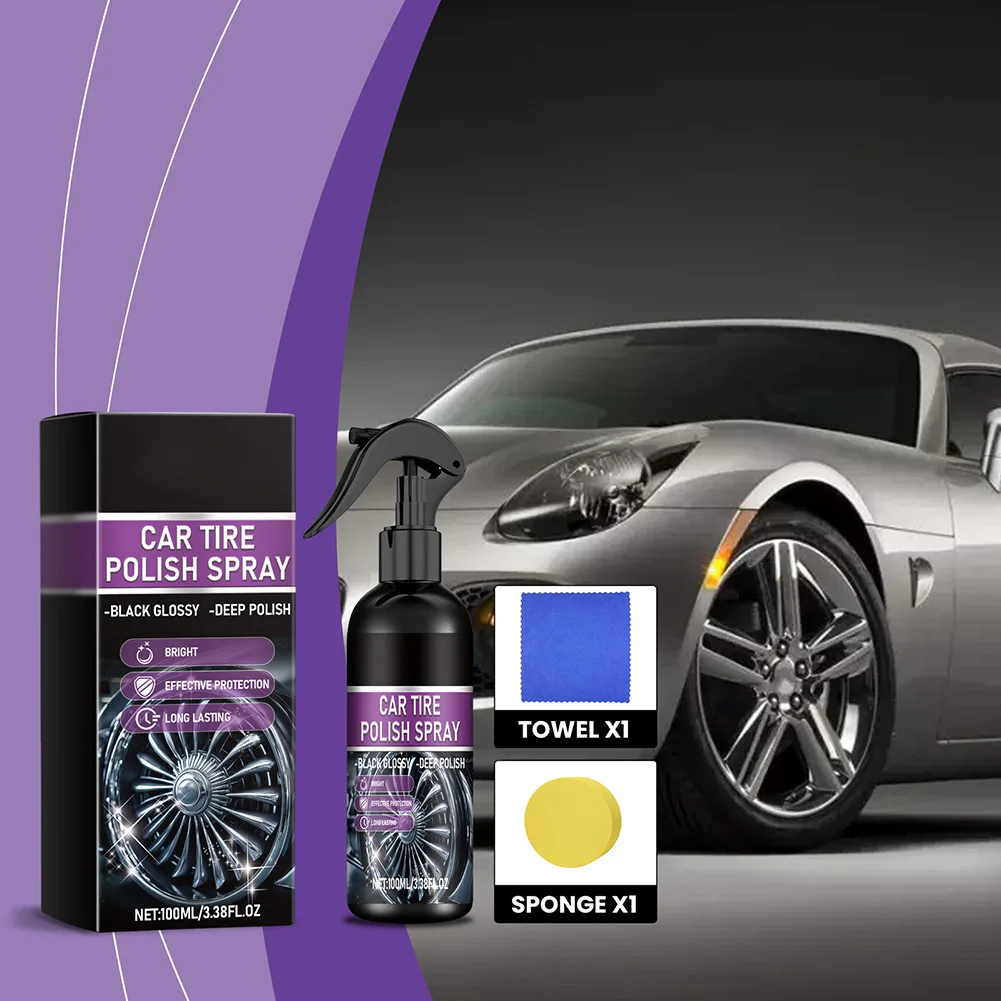 Auto Tire Polishing Tire Coating Aging Protection Antifouling Coating Cracking Protection Deep Penetration For Auto Tires