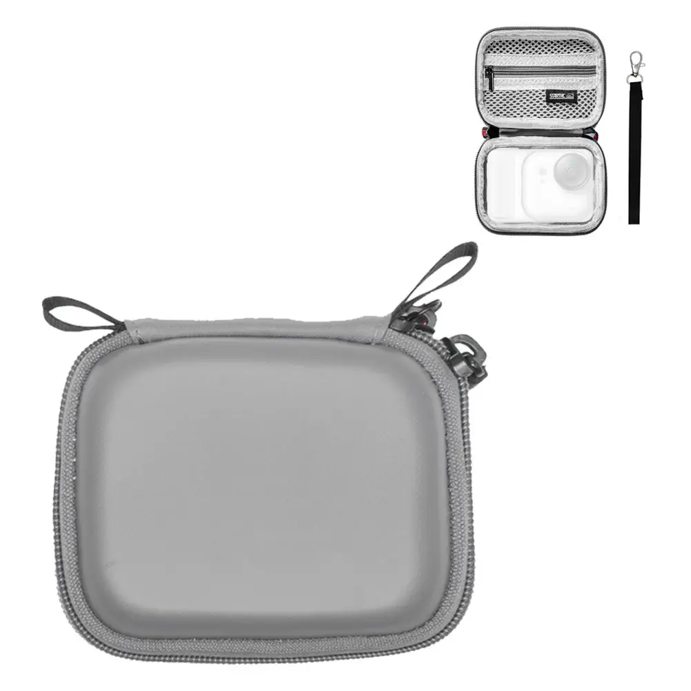 ل insta360 الذهاب الترا حقيبة التخزين مقاوم للماء غطاء واقٍ مزخرف لهاتف آيفون لكاميرا الإبهام محمول صغير محمول القرص الصلب حمل الحقيبة الملحقات #3