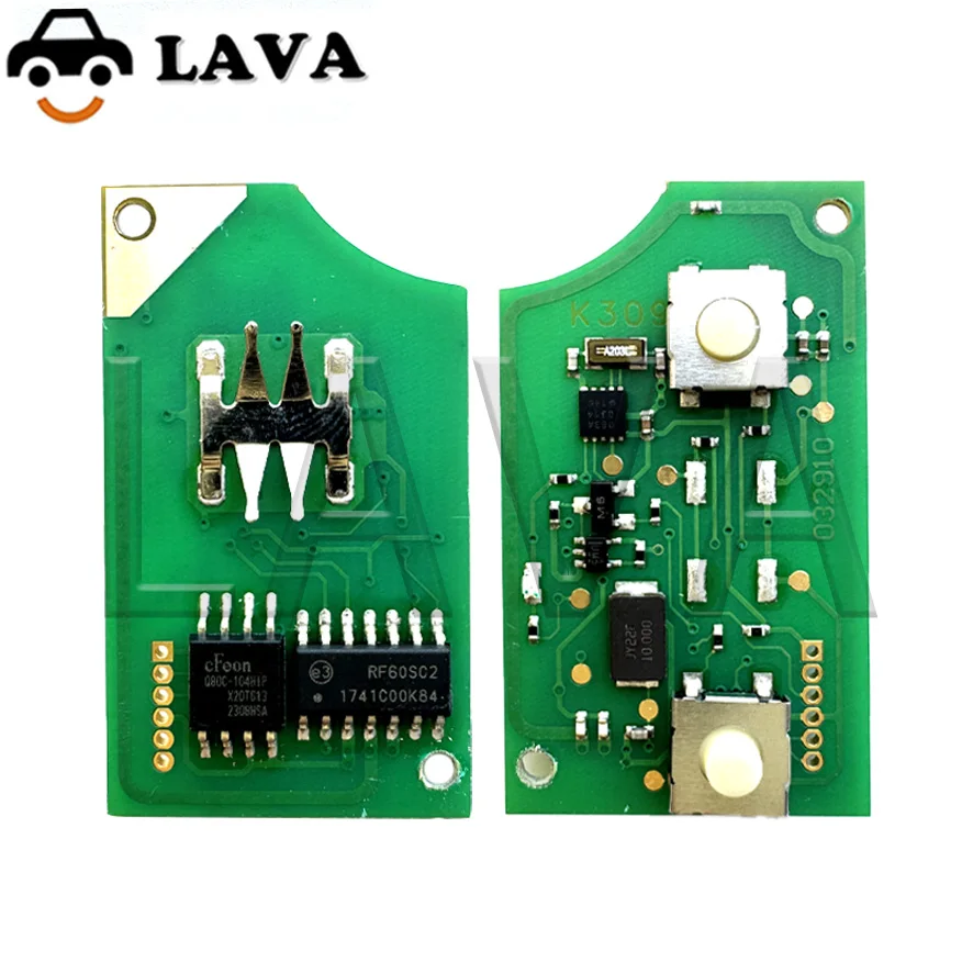 LAVA Key for Lamborghini Gallardo 315/433MHz ID48 Chip PN:400837231 2 Buttons with Logo Flip Folding Remote Car Key