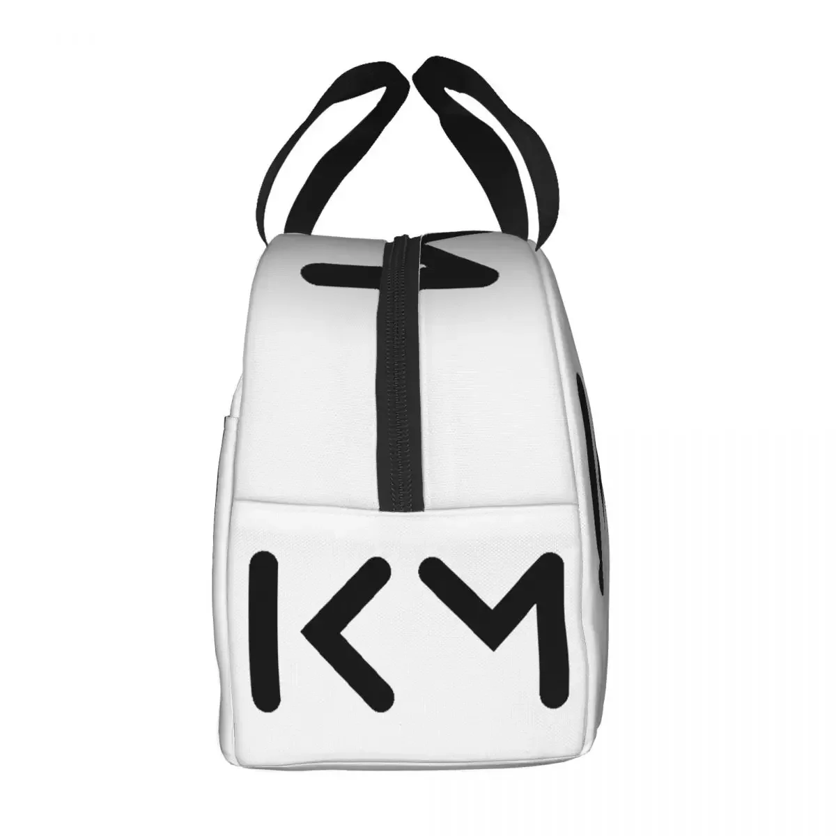 Custom Mbappes KM Football Soccer Insulated Lunch Bag for Women Leakproof Thermal Cooler Bento Box Office Picnic Travel