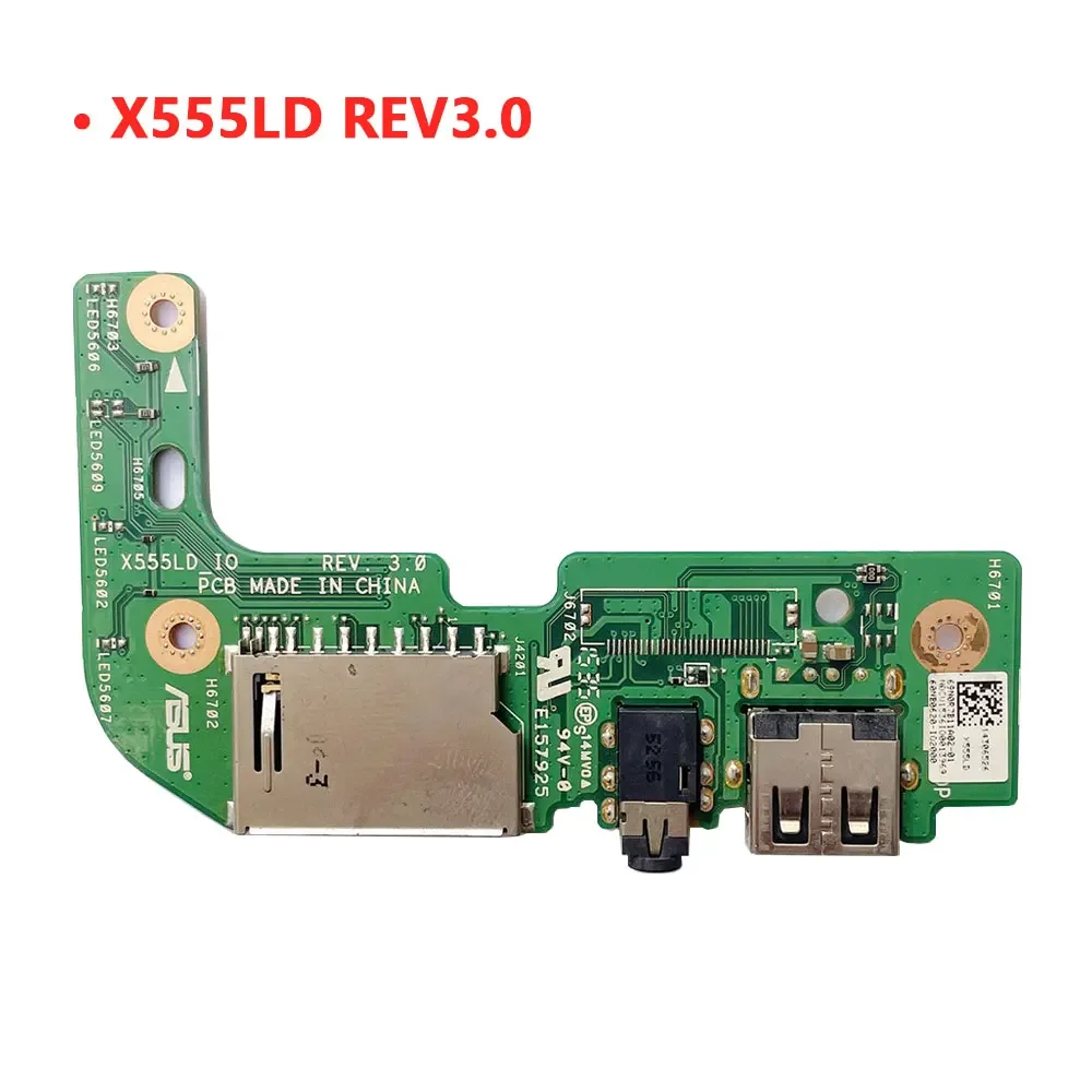 For ASUS X555L X555LD X555LA X555LP X555QG X555DG R557L Y583L W519L K555L A555L X555Y Laptop Card reader Audio USB Jack board