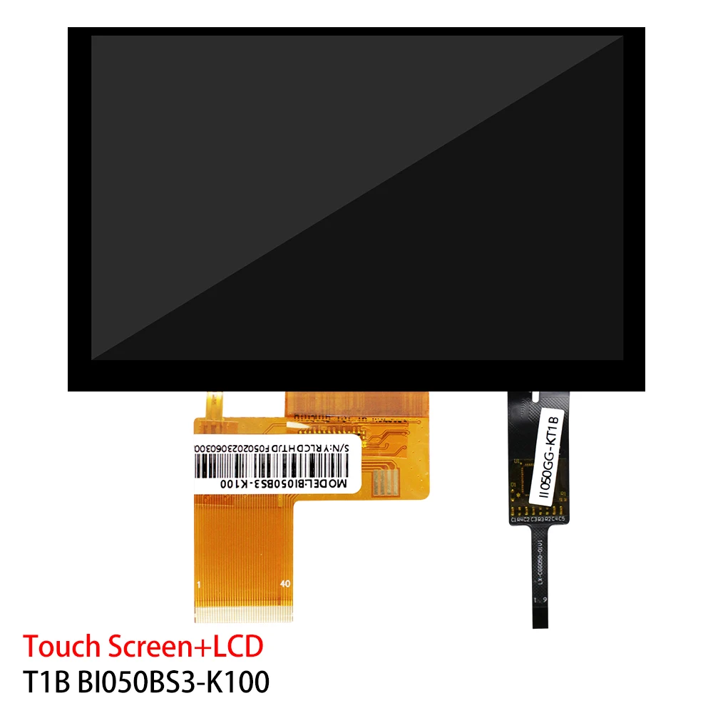 Schermo LCD da 5 pollici HD 1000 Nits 800*480 display touch resistivo capacitivo modulo lcd BI050BS3-K100 RGB