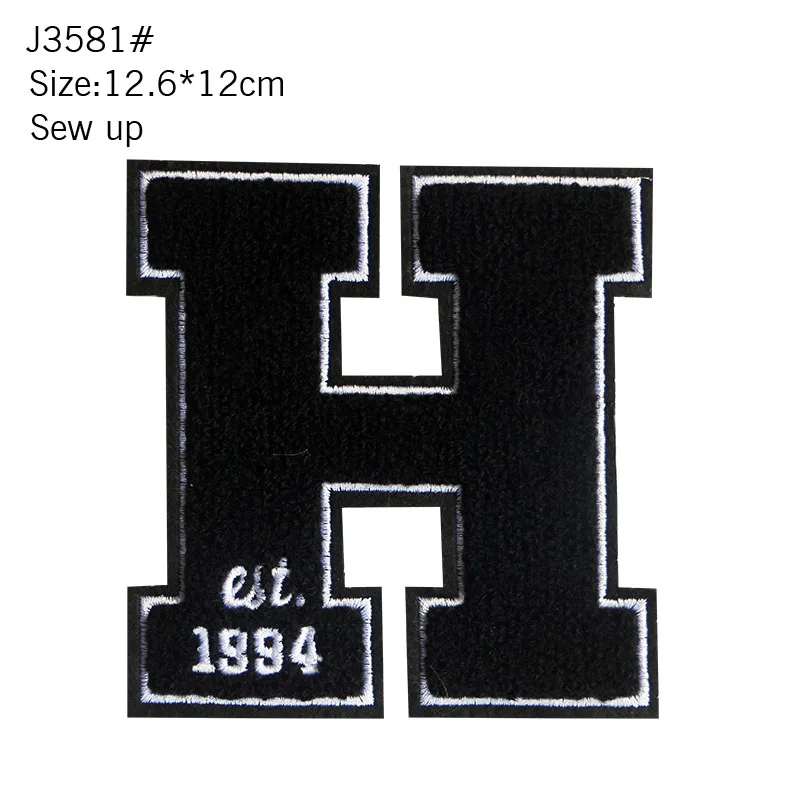 Fashion Classic Sewing Various Colors Towel Letter RPTCH Patch DIY Badge Damaged Decoration Pair With Casual T-shirt Down