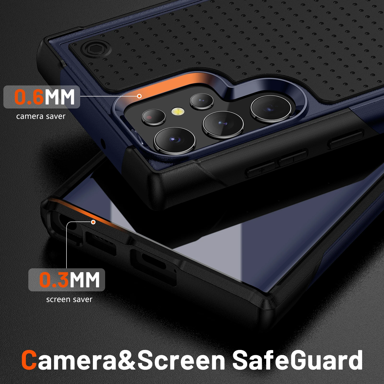 Hybrid Rugged Shockproof Armor Case For Samsung Galaxy S24 Ultra S25 S23 S22 Plus S21 FE S20 S10 A53 A73 A12 A22 A32 Phone Cover