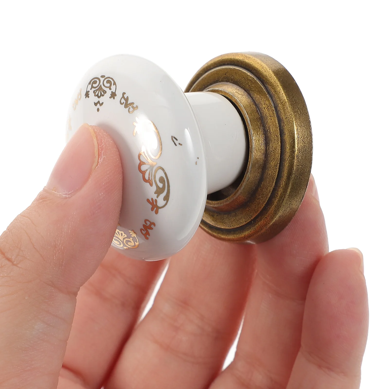 

4pcs Ceramic Drawer Knobs Handle Cabinet Door Cupboard Handles For niture Kitchen Durable Round Knob Replacement Home