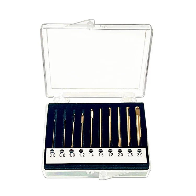 Watch Repair Tools Copper Alloy Straight Screwdriver Bit  Slotted Type for Precious Metals