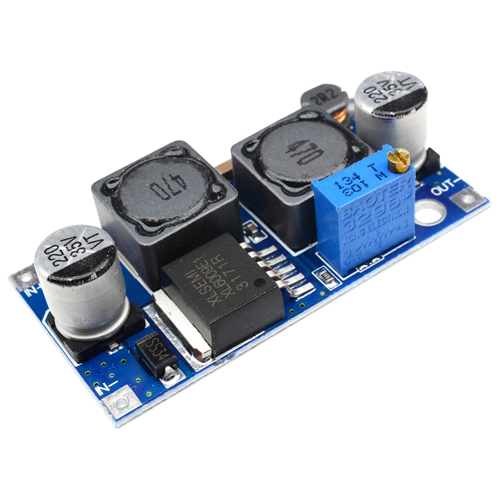 Boost/Buck Solar Panel DC-DC Adjustable Buck-Boost Converter XL6009 Module Solar Voltage