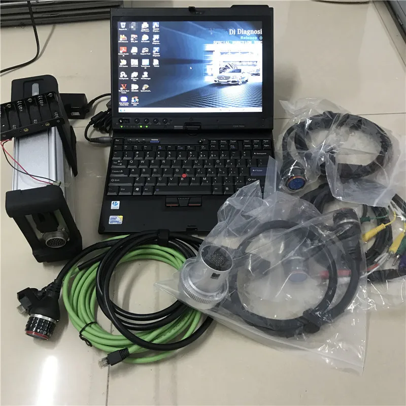 

Mb Sd Connect Compact 5 Star c5 with Newest Software SSD Laptop x220T I5 4g Diagnostic Tool Ready to Use Super