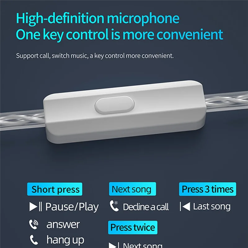 A57G-KZ EDXS Metal Wired Gaming Headphones In-Ear Music Sports Noise Canceling Headphones (With Microphone Version)